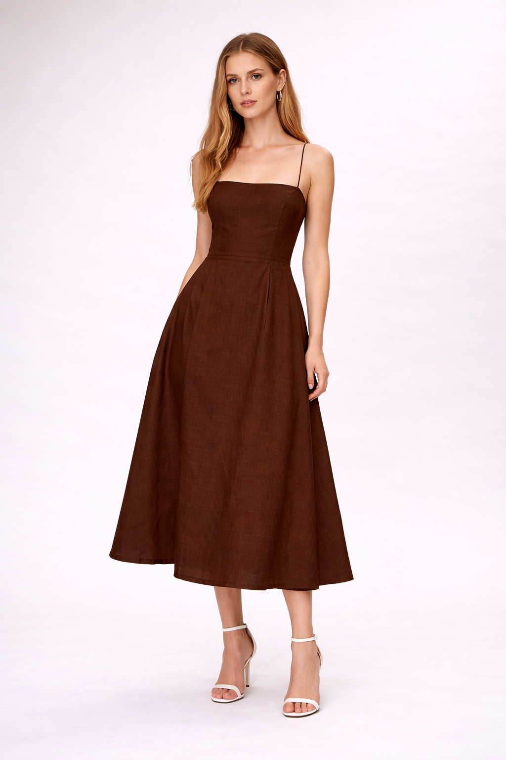 Scarlet Flow Flared Dress